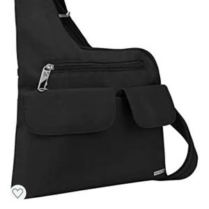 Travelon anti-theft black crossbody purse